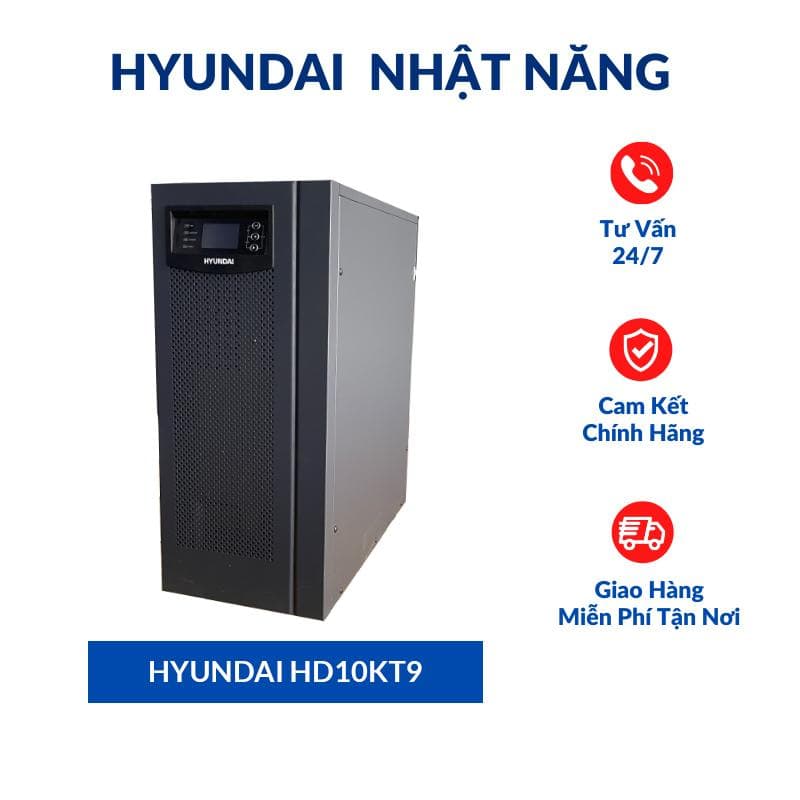 Bộ Lưu điện UPS Online 10KVA, HYUNDAI HD-10KT9