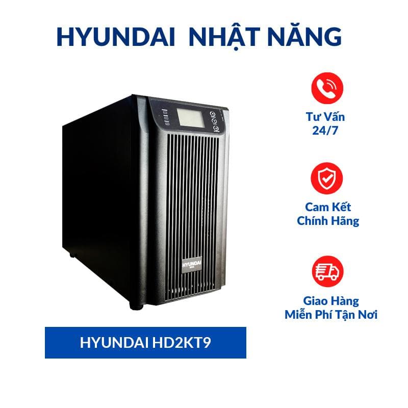 Bộ Lưu điện UPS Online 2KVA, HYUNDAI HD-2KT9